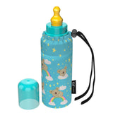 Emil Babyflasche aus Glas 250 ml – Komplettset mit Polyester-Überzug im Design Koalabär
