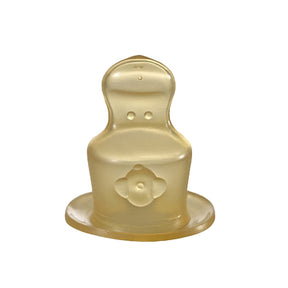 Emil Trinksauger aus 100 % Naturkautschuk (Latex) für die Babyflasche, 0–6 Monate