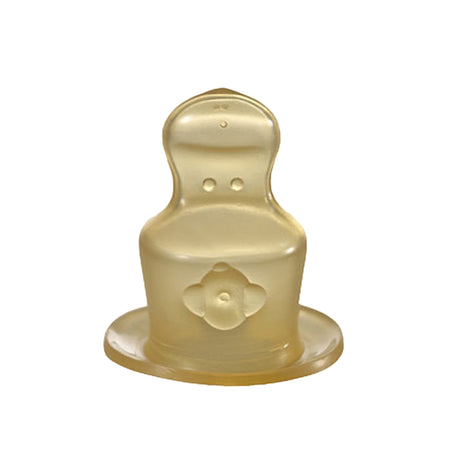 Emil Trinksauger aus 100 % Naturkautschuk (Latex) für die Babyflasche, 0–6 Monate