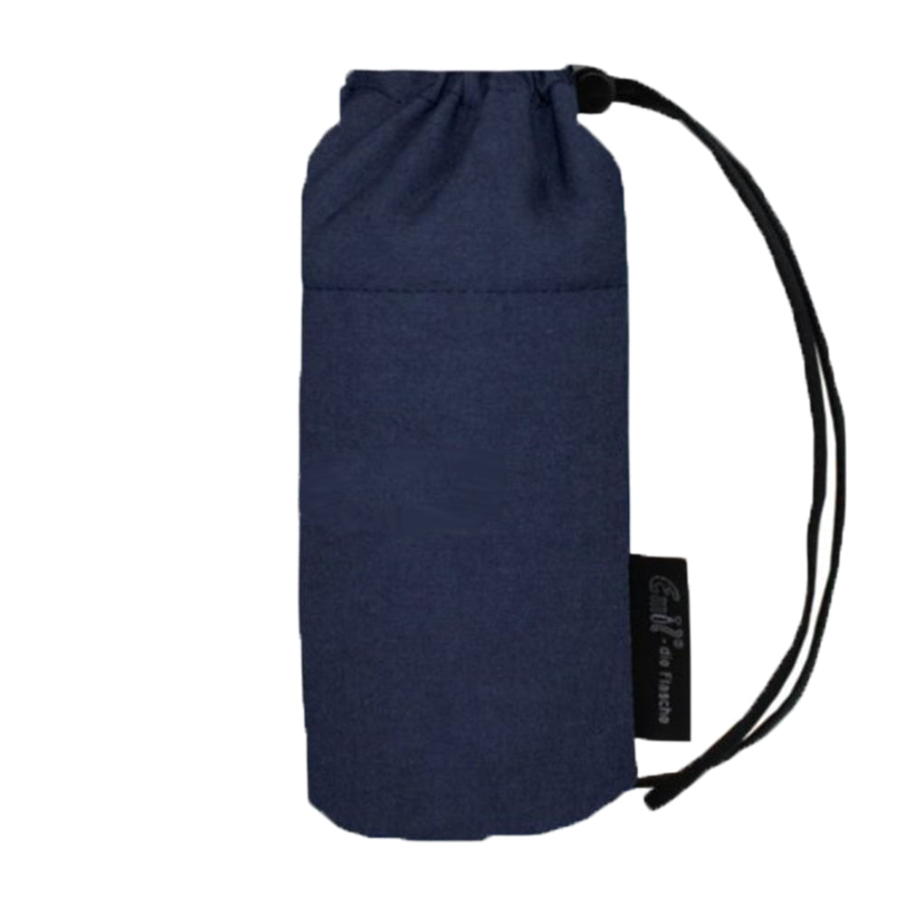 Emil Flaschenbeutel (Ersatzhülle) aus Bio-Baumwolle für Emil die Flasche 300 ml im Design Blau