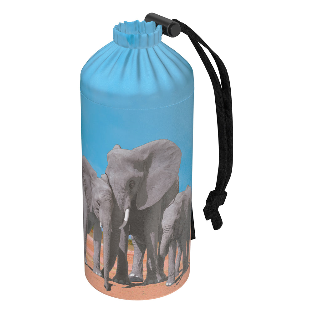 Emil Flaschenbeutel (Ersatzhülle) aus Polyester für Emil die Flasche 400 ml im Design Elefanten