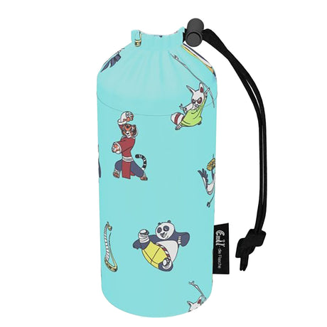Emil Flaschenbeutel (Ersatzhülle) aus Polyester für Emil die Flasche 400 ml im Design Kung Fu Panda