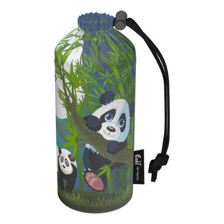 Emil Flaschenbeutel (Ersatzhülle) aus Polyester für Emil die Flasche 400 ml im Design Panda