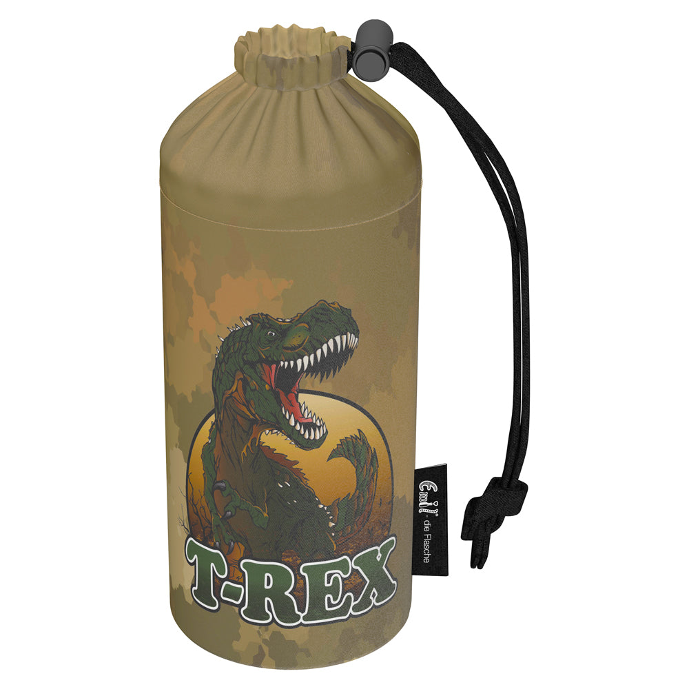 Emil Flaschenbeutel (Ersatzhülle) aus Polyester für Emil die Flasche 400 ml im Design T-Rex
