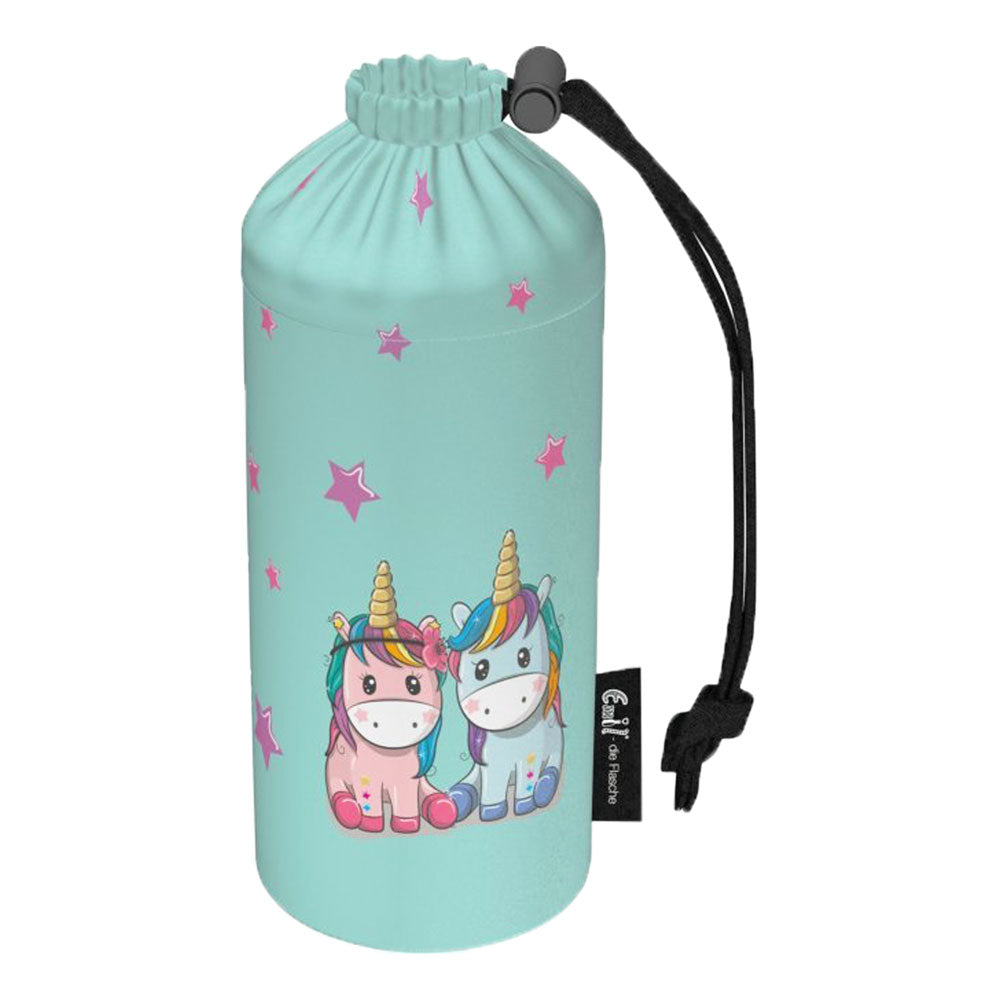 Emil Flaschenbeutel (Ersatzhülle) aus Polyester für Emil die Flasche 400 ml im Design Unicorns