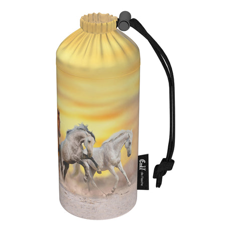 Emil Flaschenbeutel (Ersatzhülle) aus Polyester für Emil die Flasche 400 ml im Design Wildpferde