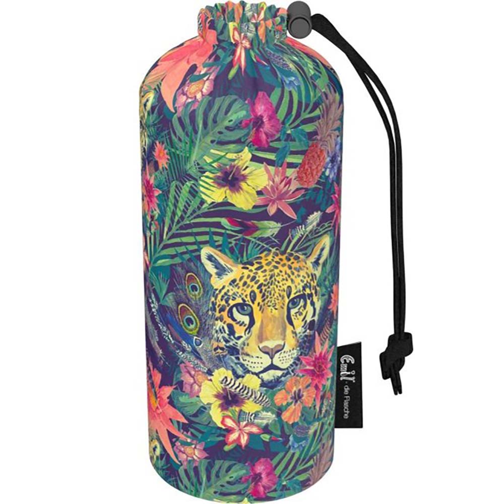 Emil Flaschenbeutel (Ersatzhülle) aus Polyester für Emil die Flasche 600 ml im Design Leopard