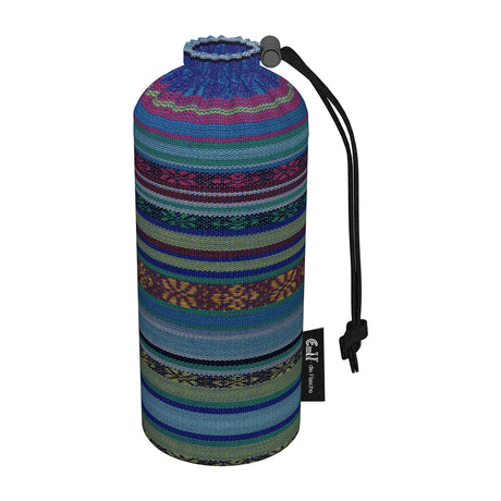 Emil Flaschenbeutel (Ersatzhülle) aus Bio-Baumwolle für Emil die Flasche 750 ml im Design Aztek