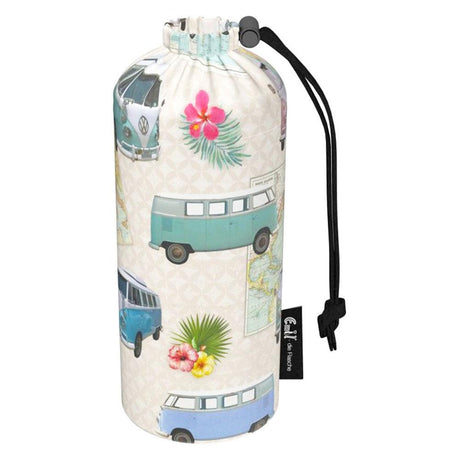 Emil Flaschenbeutel (Ersatzhülle) aus Bio-Baumwolle für Emil die Flasche 750 ml im Design Bulli