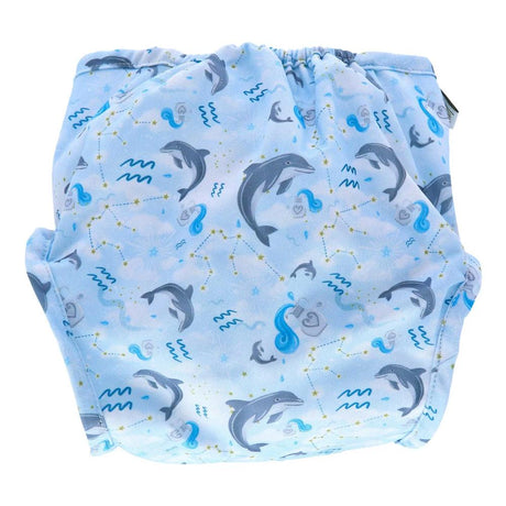 Little Lamb - Überhose (Stretchy PUL-Wrap) - One Size für Babys 9 bis ca. 17 kg