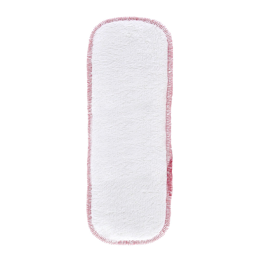 Little Lamb - Bambus Saugeinlage (dreilagiger Booster) - Newborn (29x11cm) & One Size (35x13xm) - Größe 1 (26x10 cm)