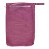 Little Lamb Hanging Nappy Pail XL im Design Aubergine (Dunkelviolett), von vorn mit Reißverschluss und Schlaufe