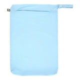 Little Lamb Hanging Nappy Pail XL im Design Duckegg (Hellblau), von vorn mit Reißverschluss und Schlaufe