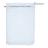 Little Lamb Hanging Nappy Pail XL im Design Silver (Silbergrau), von vorn mit Reißverschluss und Schlaufe