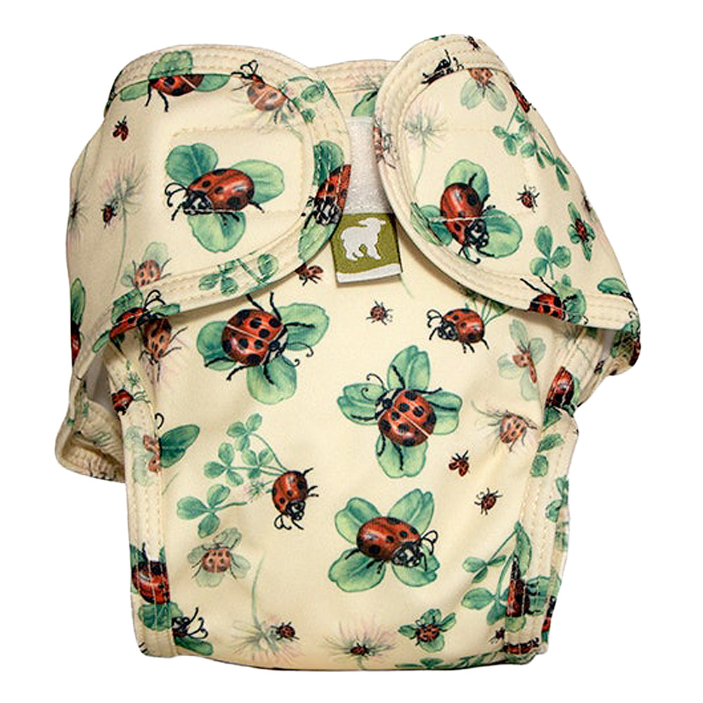 Little Lamb - waschbare Schwimmwindel (Badewindel) - 3 Größen - Ladybug Lullaby - Größe 1 (4 bis 9 kg)
