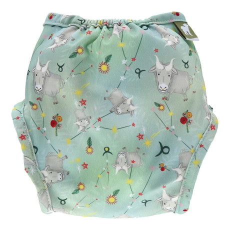 Little Lamb - Überhose (Stretchy PUL-Wrap) - Newborn für Neugeborene 3 bis ca. 9 kg
