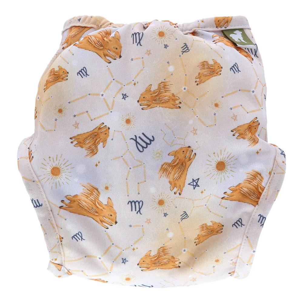 Little Lamb - Überhose (Stretchy PUL-Wrap) - Newborn für Neugeborene 3 bis ca. 9 kg