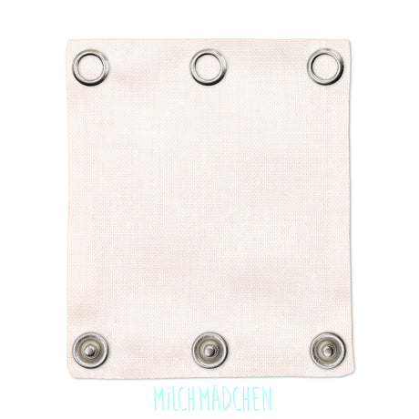 Milchmädchen Bodyverlängerung (Bodyerweiterung) einzeln im Design Natur – Größe 3 (Druckknopf Ø 9,7 mm)