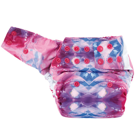 Mommy Mouse Pocketwindel Aurora seitlich geöffnet, Druckknopfverschluss