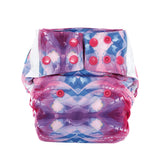 Mommy Mouse Pocketwindel One Size (4–16 kg) im Design Aurora von vorn, mit Druckknöpfen