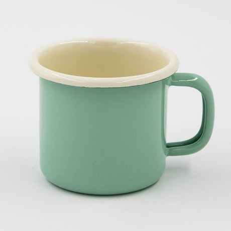 Münder Email - kleiner Emaille Kinderbecher - Retro-Style - 120ml