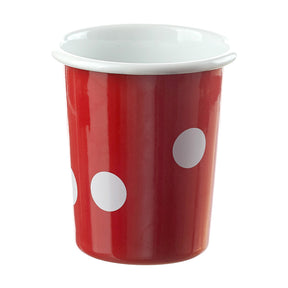 Münder-Email - konischer Kinderbecher - bruchsicher - 350 ml - Retrodesign