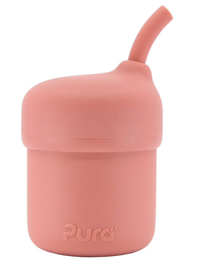 Pura My-My Silikon - 150ml - Strohhalmbecher - der nachhaltige Nachfolger der Babyflasche.