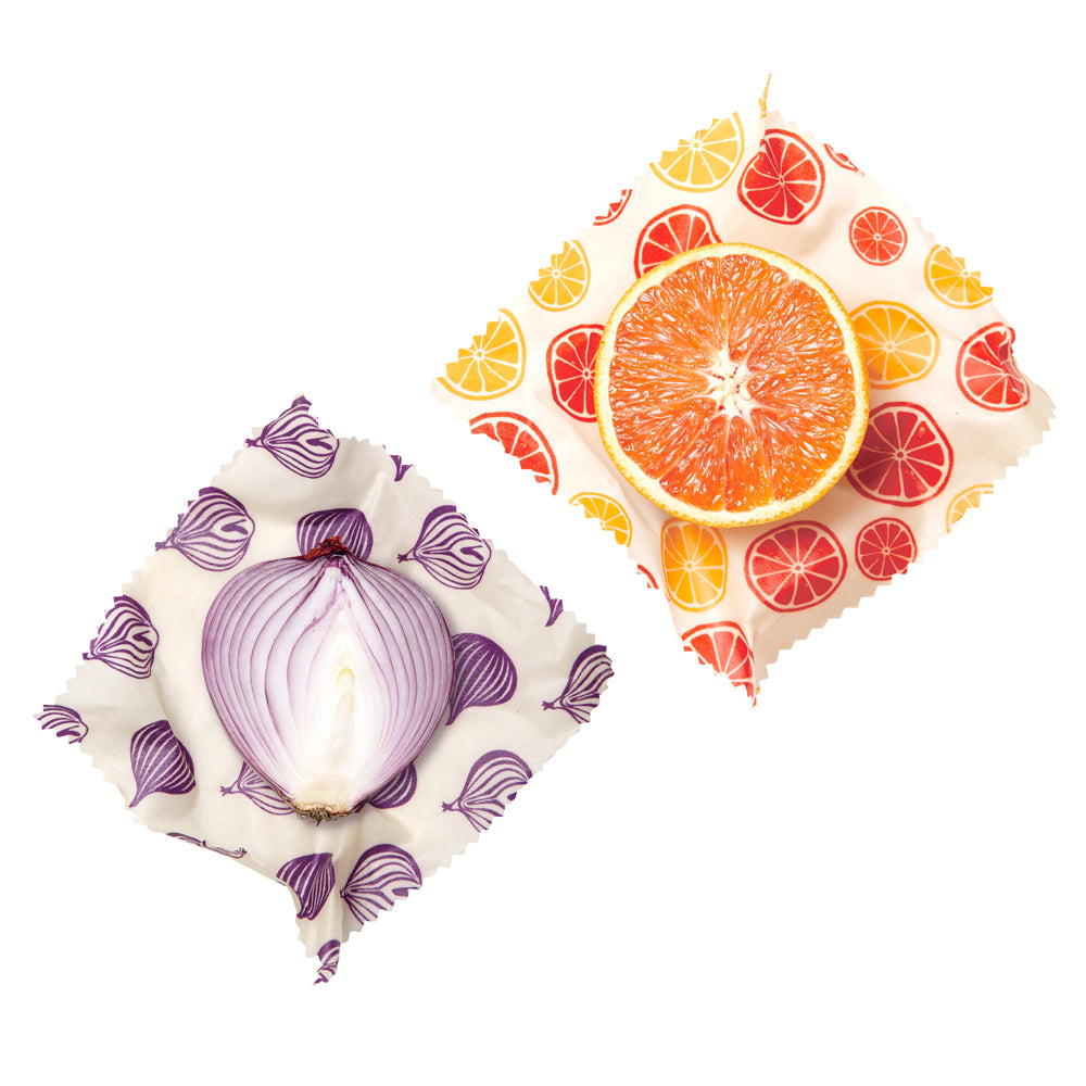 Nuts - innovative Bienenwachstücher (antibakteriell & kompostierbar) - 2 Stück