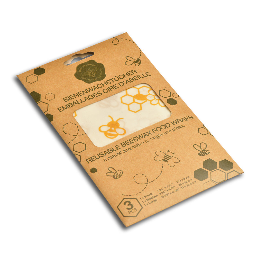 Nuts - ökologische Frischhaltefolie (100% Bienenwachs) - 3 Stück