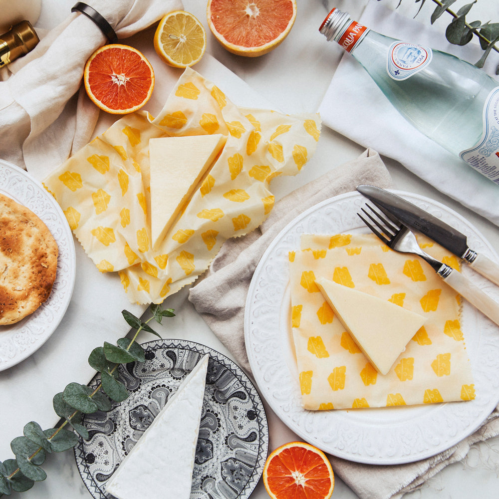 Nuts - ökologische Frischhaltefolie (100% Bienenwachs) - 3 Stück