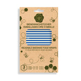 Nuts - ökologische Frischhaltefolie (100% Bienenwachs) - 3 Stück