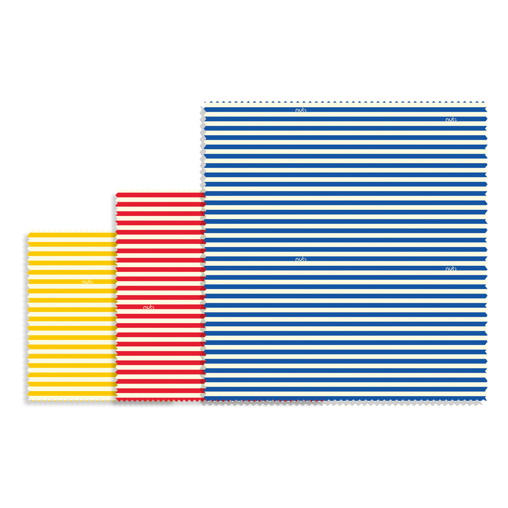 Nuts - ökologische Frischhaltefolie (100% Bienenwachs) - 3 Stück