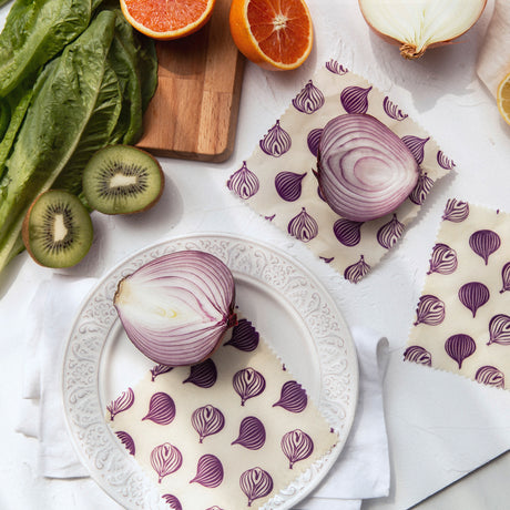 Nuts - innovative Bienenwachstücher (antibakteriell & kompostierbar) - 2 Stück