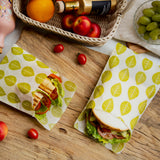 Nuts - wiederverwendbare Soja-Wachstücher (Vegan Wraps) - Grüne Blätter