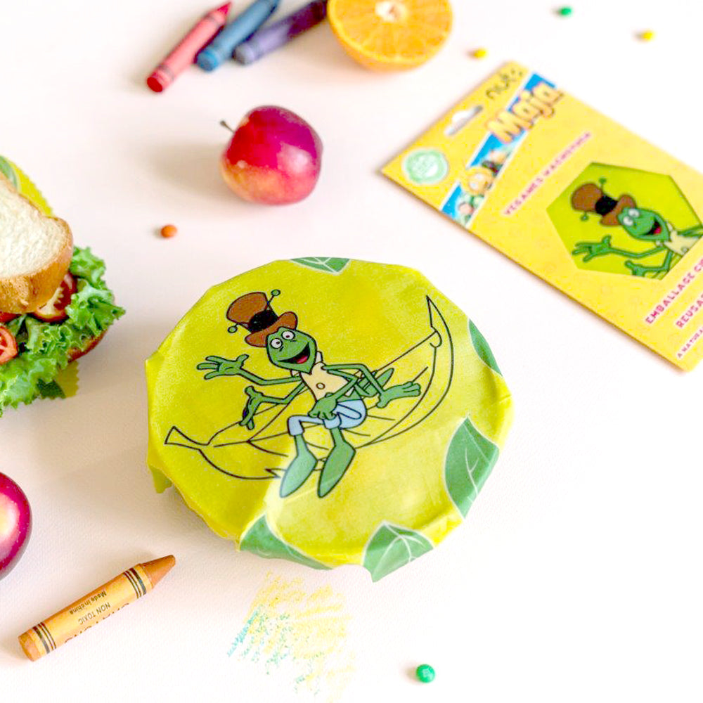 Nuts - wiederverwendbare Soja-Wachstücher (100% natürlich & vegan) "Flip" - Biene Maja