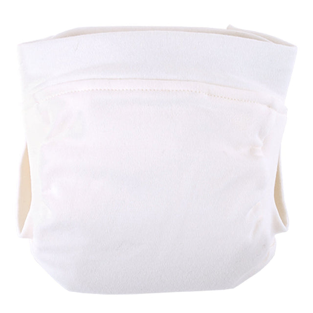 Popolini EasyFree Abhaltewindel aus Bio-Baumwolle Interlock in Ecru (Natur), Ansicht von vorn