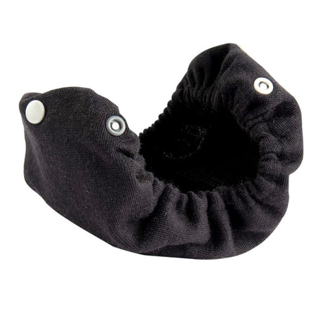 Popolini EasyFree Pouch aus gewalkter Merinowolle in Anthrazit mit Druckknöpfen