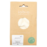 Verpackung des Popolini Töpfchenbezugs aus Wolle in Natur, Kraftpapier-Beutel mit Sichtfenster