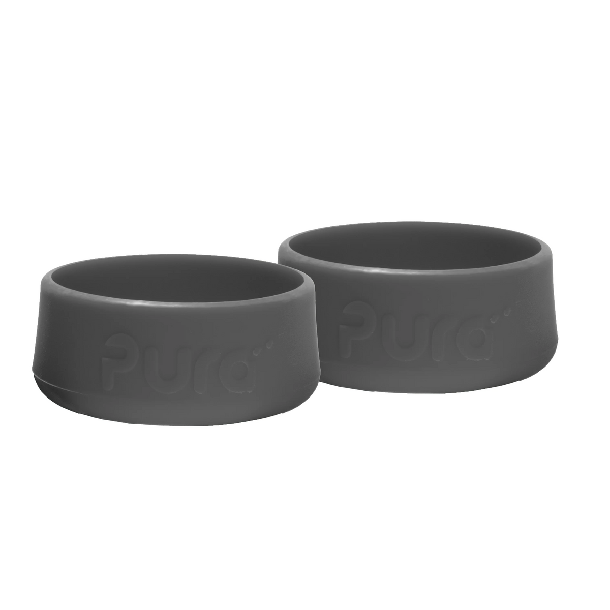 Pura Kiki Bumper (Bodenschutz) aus Silikon, 2 Stück – im Design Slate