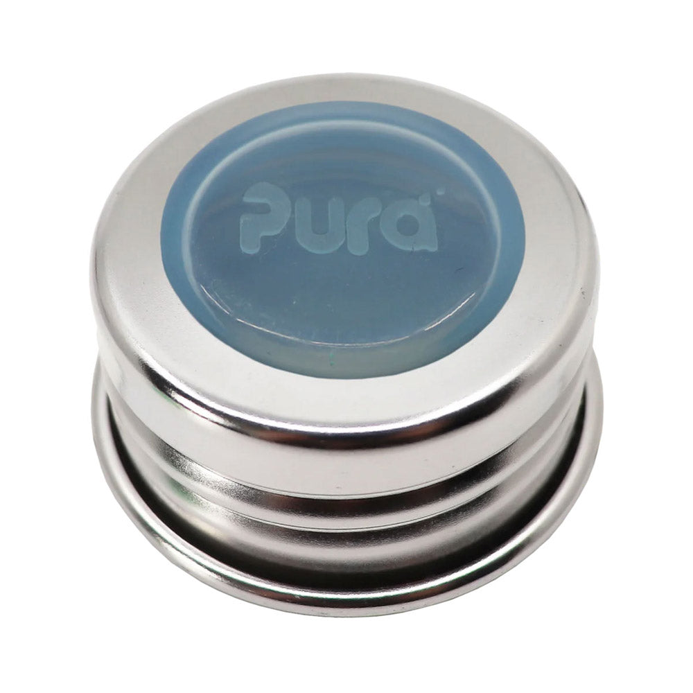 Pura Kiki Universaldeckel aus Silikon für Trinkflaschen – im Design Mint