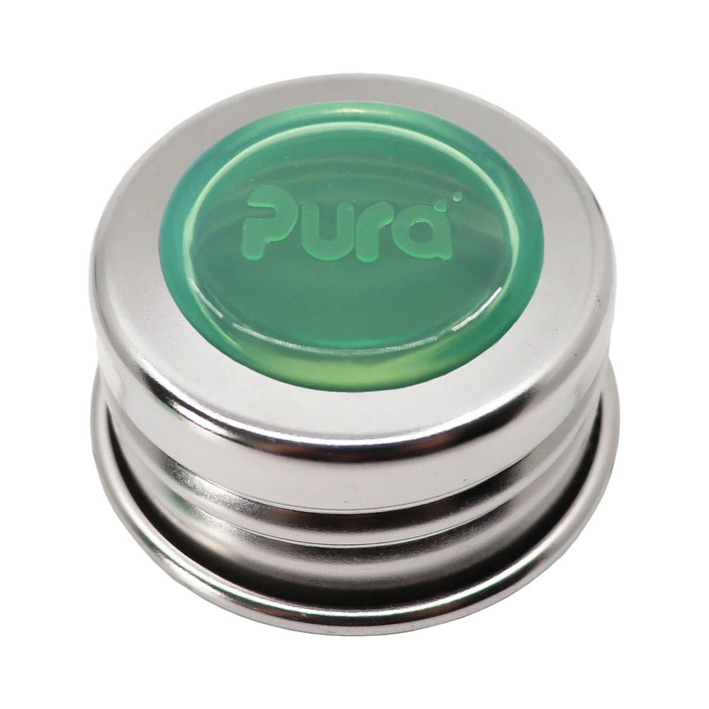 Pura Kiki Universaldeckel aus Silikon für Trinkflaschen – im Design Moss