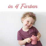 Anwendungsbeispiel: Pura My-My Trinklernbecher 150 ml aus Silikon – Ansicht 2