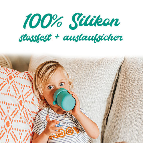 Anwendungsbeispiel: Pura My-My Trinklernbecher 150 ml aus Silikon – Ansicht 3