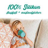 Anwendungsbeispiel: Pura My-My Trinklernbecher 150 ml aus Silikon – Ansicht 3