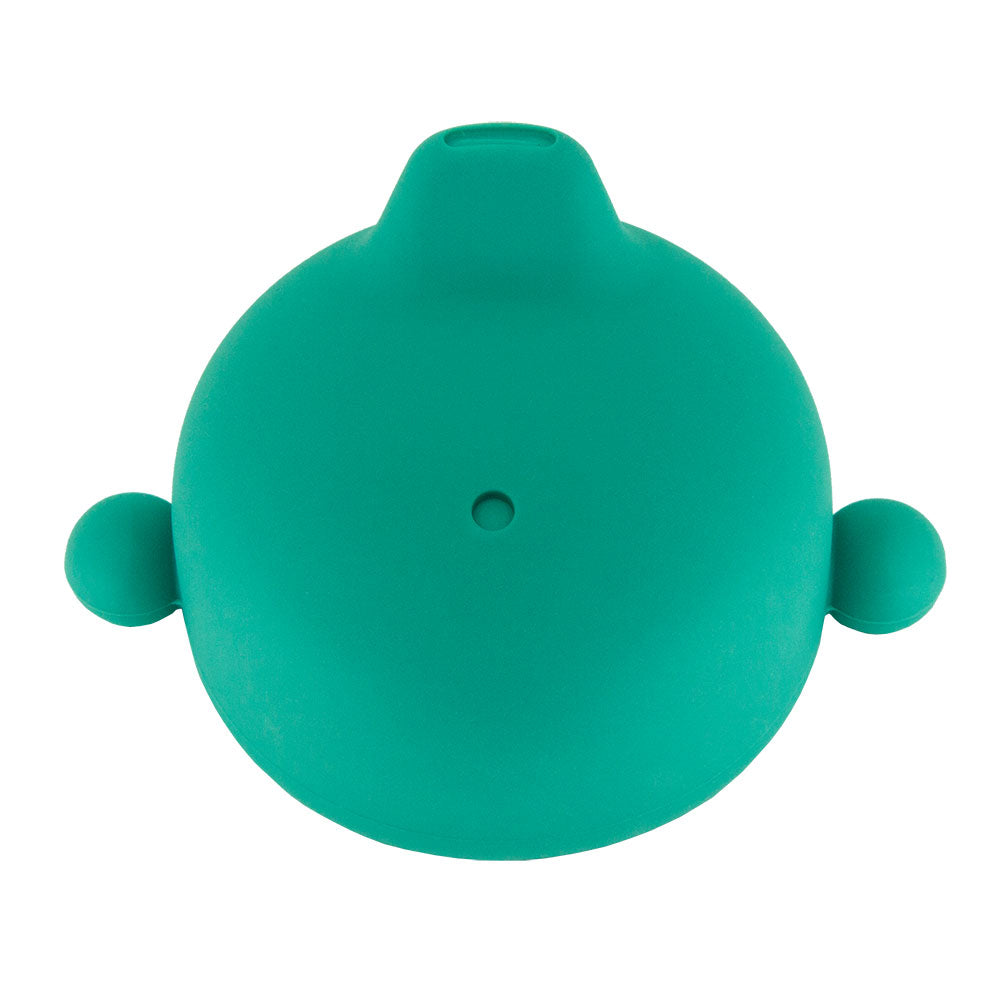 Pura My-My Trinklernbecher 150 ml aus Silikon – Detail Trinklerndeckel in Mint