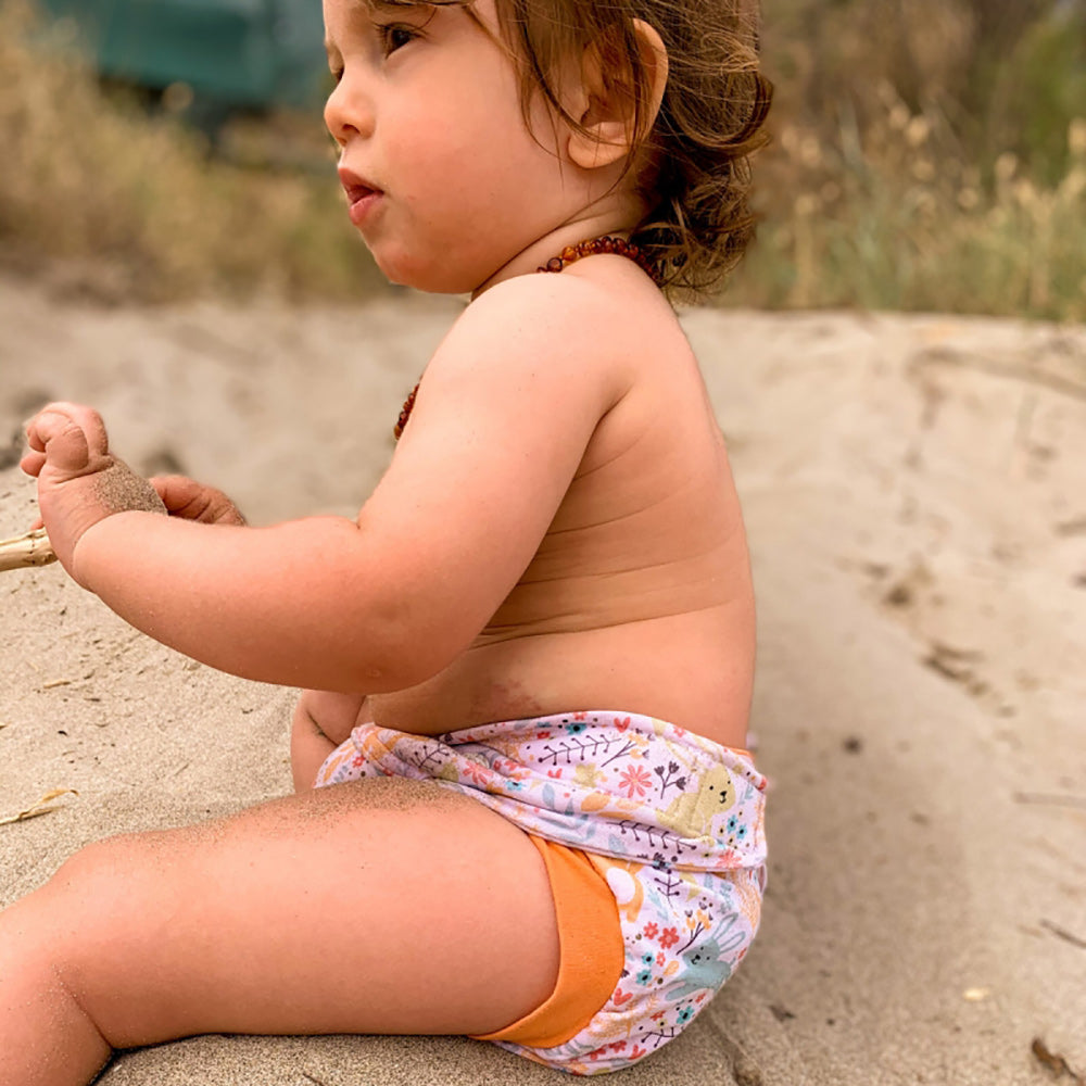 Culla di Teby (AI3) - Bio-Baumwolle Hybridwindel - (EINZELN) - Happy Rabbits