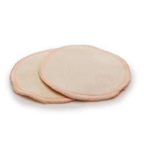 Teby Pink waschbare Abschminkpads (Reinigungspads) aus Baumwollsamt, 2 Stück