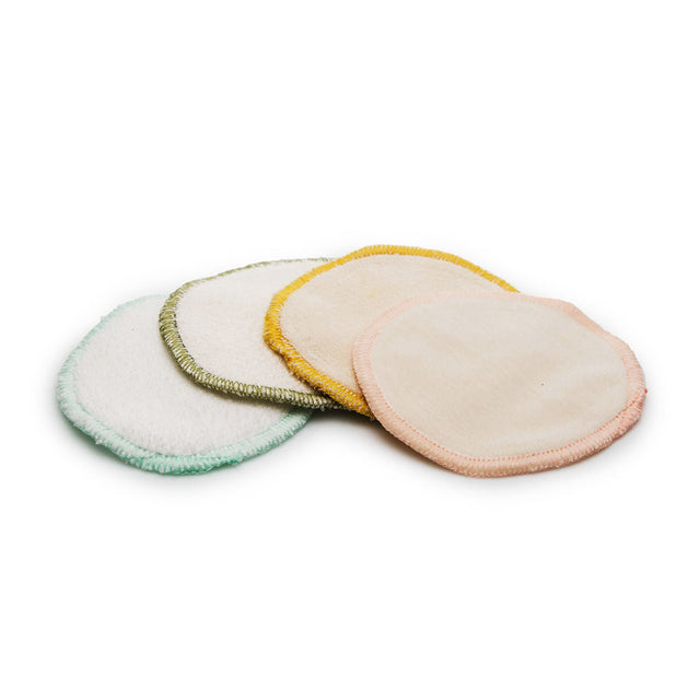 Teby Pink waschbare Abschminkpads im Mix aus vier Materialien