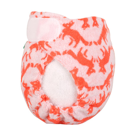 TotsBots Bamboozle Stretch Höschenwindel Newborn (2–8 kg) aus Bambusviskose im Design Foxtrot, seitlich