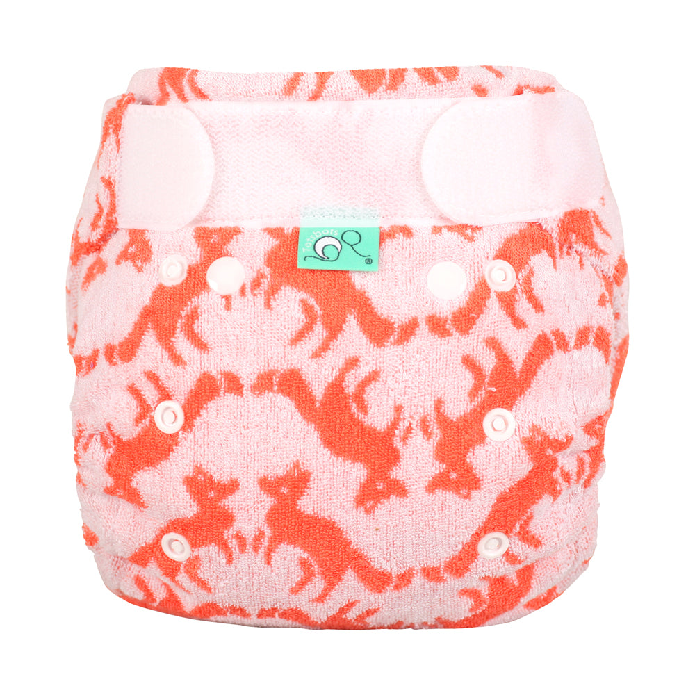 TotsBots Bamboozle Stretch Höschenwindel Newborn (2–8 kg) aus Bambusviskose im Design Foxtrot